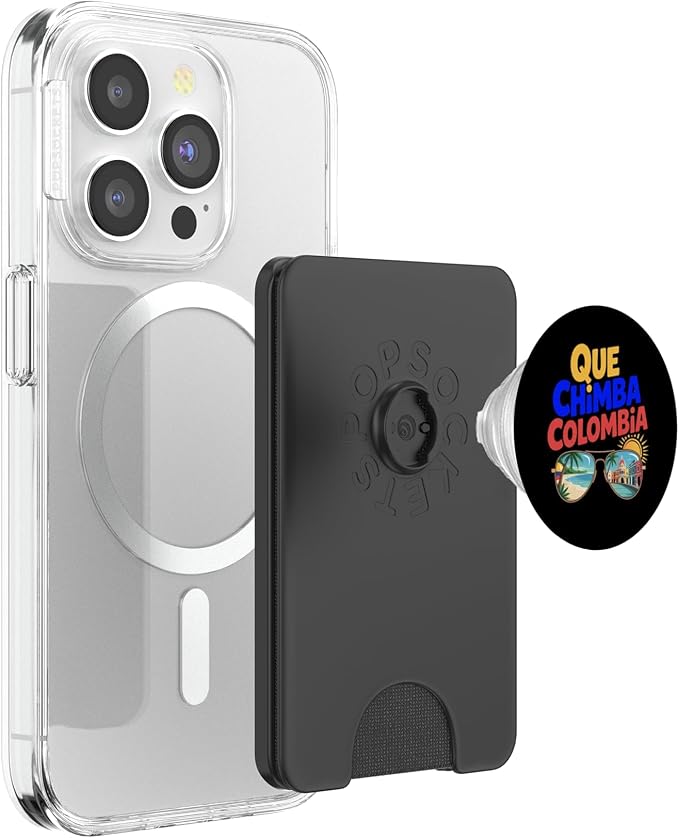 Que Chimba Colombia Colombian Pride PopSockets PopGrip for MagSafe