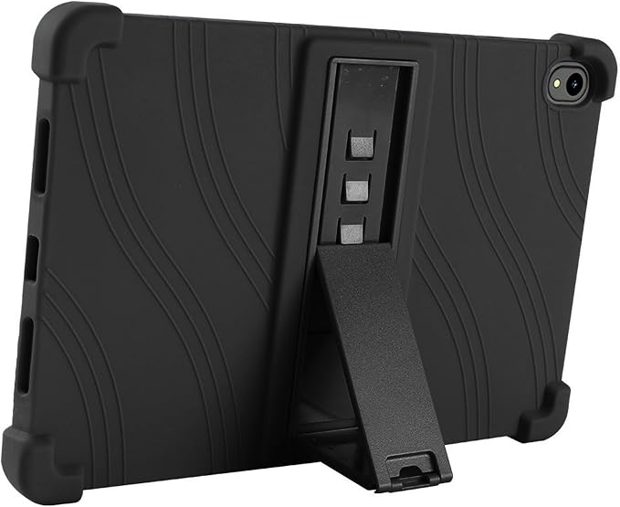 case for Onn 12.1 Inch Pro Tablet 2024 Model - Lightweight Slim Flexible Soft Silicone Stand Case Friendly Cover (Black)