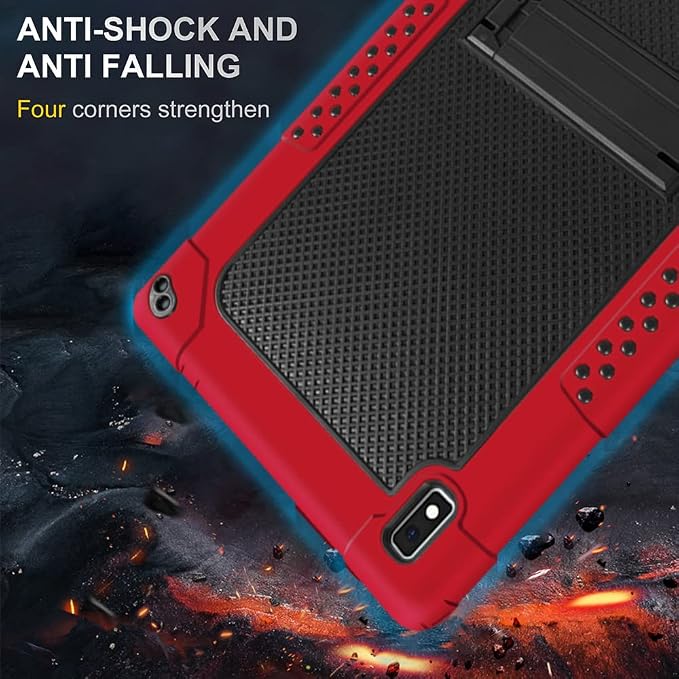 for Vastking KingPad K10 Pro CaseShockproof Full-Body with Kickstand for Vastking KingPad K10/K10 Pro/Z10/BYYBUO SmartPad A10/Oangcc 10.1 Android 10 Tablet (Black)