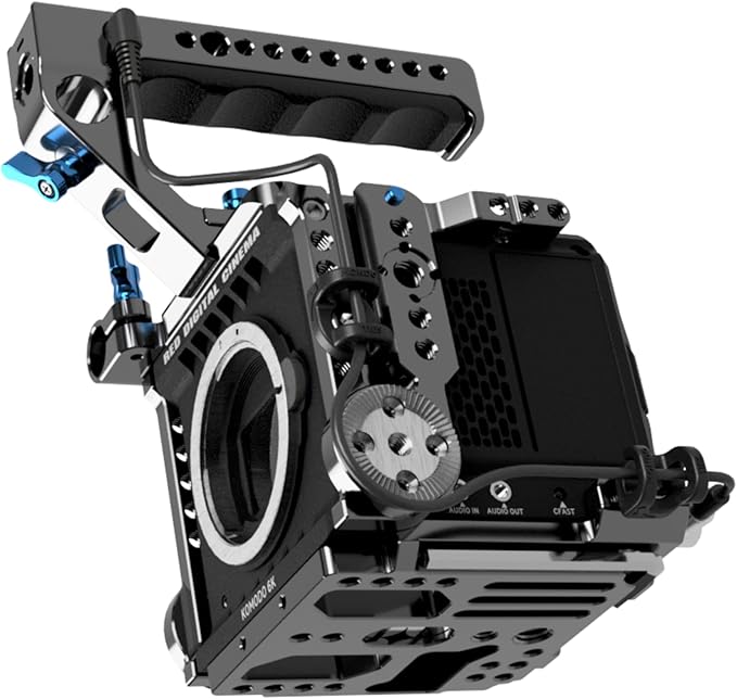 KONDOR BLUE x Armando Ferreira | MondoTies Cable Management Clips for Cameras | Cable organization, 1/4"-20 Mounted, Holds 2-3 cables, & Supports up to 20lbs of force (10-Pack) | Black
