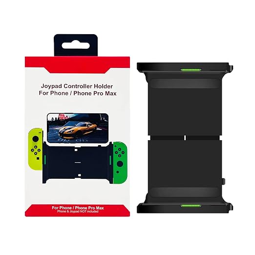 DUEQID Switch Joy Con Holder Grip for iPhone Black
