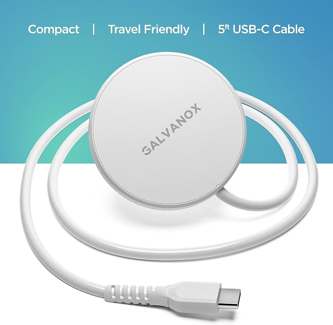 Tech Gift Idea Christmas 2024 (2-in-1) Charger for Apple Watch + iPhone Reversible Magnetic Wireless Charging (Compatible with MagSafe) Retail Packaging
