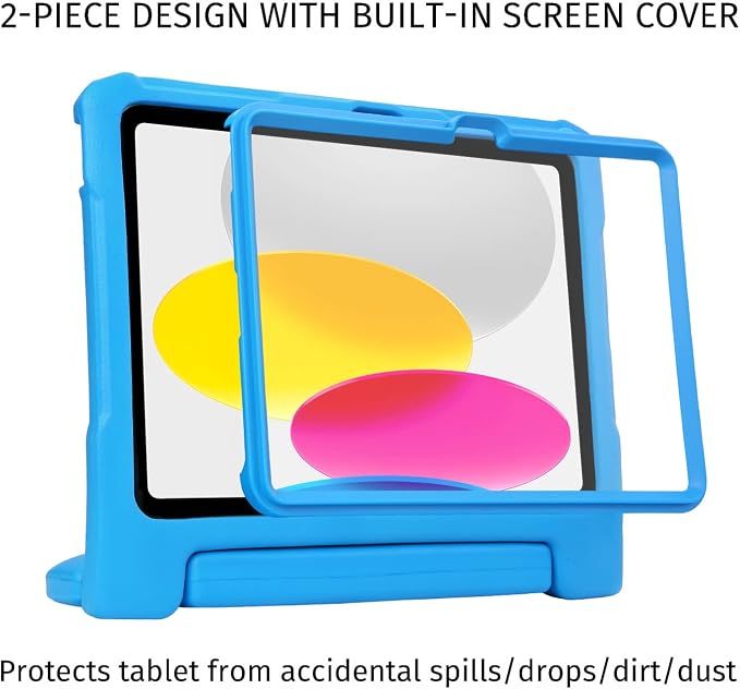 HDE Kids Shockproof Case Built-in Screen Protector for iPad 10th Gen 10.9