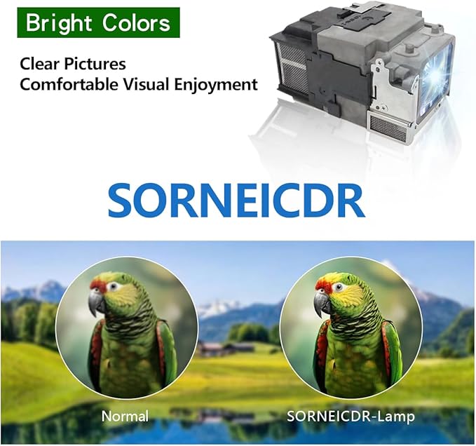 SORNEICDR ELP LP94 Replacement Projector Lamp Bulb Compatible with Epson PowerLite 1781W 1795F 1785W 1780W EB-1780W EB-1781W EB-1795F EB-1785W EB-1780 EB-178x EB-179x