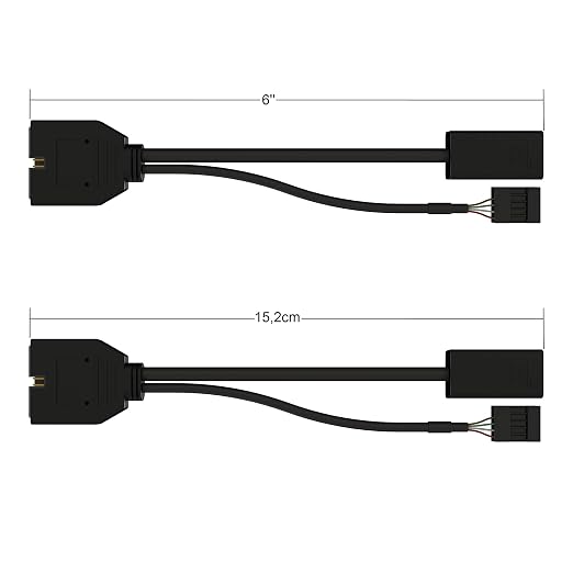 LINKUP USB 3.2 Gen2 Internal Adapter | 20-Pin Header to USB-A | 10Gbps male to female for PC front panel