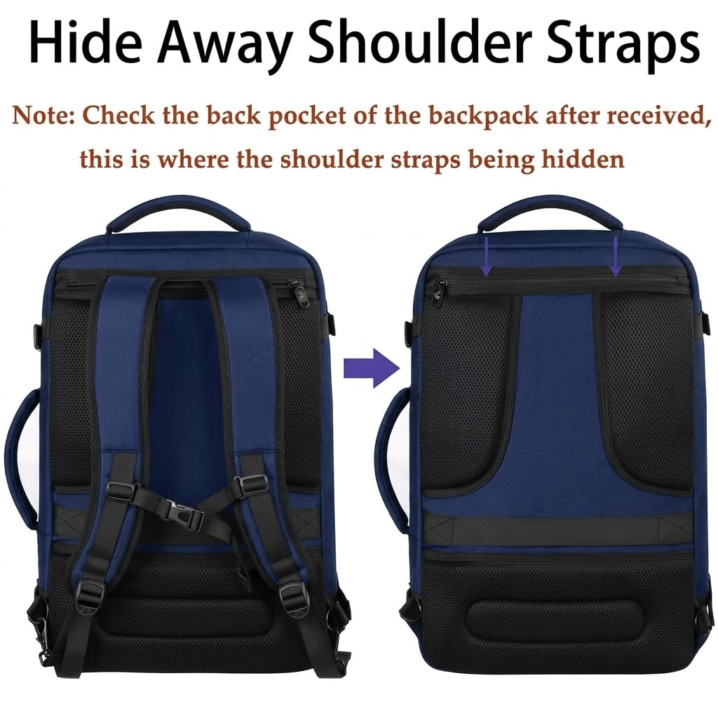 MATEIN Expandable Travel Backpack, Large Capacity Carry on Backpack for Men