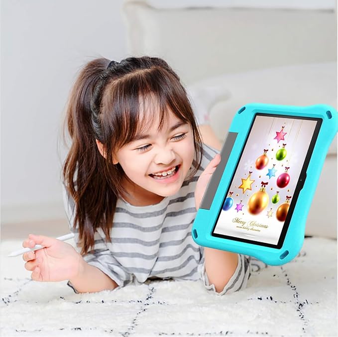 10 inch Tablet Case for kids(Compatible with 13th/11th Gen 2023/2021) (Incompatible with iPad Samsung 10 inch Tablet)Light Weight Shock Proof Convertible Handle Stand Kids Case (A-Light Blue)
