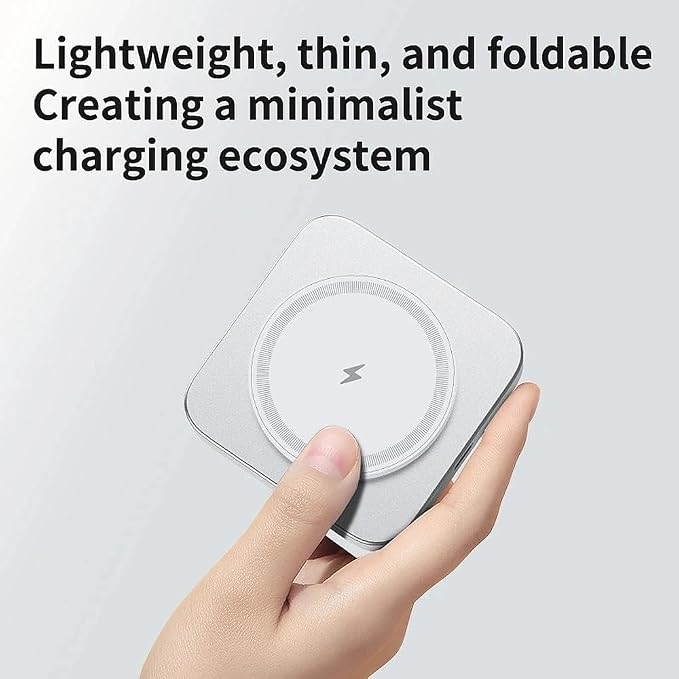 Magnetic Wireless Charger Foldable Stand for Phones Smartwatches &amp Earbuds