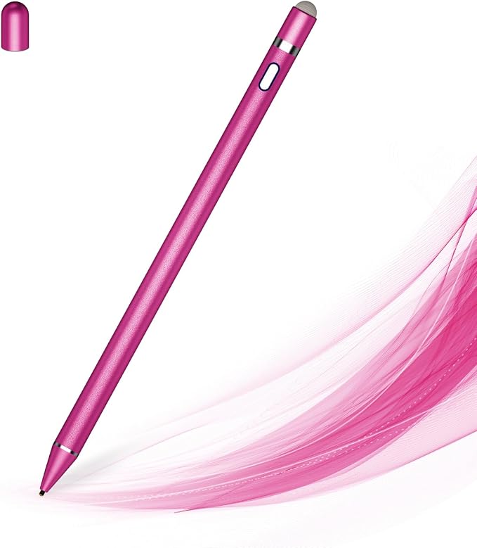 Active Stylus Pen for Touch ScreensDual Pen Tips for iOS &amp Android Drawing &amp WritingHigh Precise Digital Pencil for Apple iPhone 16/15/14/13/12/11/X/8iPad Air/Pro/MiniPhone/Tablet/Sam-sung