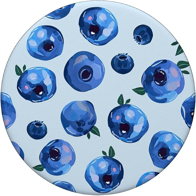 Blueberry Fruit Pattern PopSockets PopGrip for MagSafe