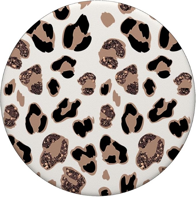 Rose Cheetah Print Cute Leopard Pattern Jaguar Lover Gift PopSockets Adhesive PopGrip