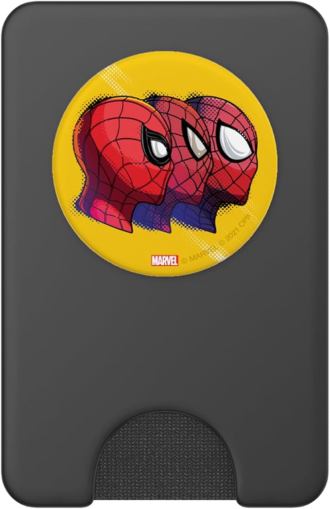 Marvel Spider-Man: No Way Home 3 Peters Masked Spidey Trio PopSockets Adhesive PopGrip