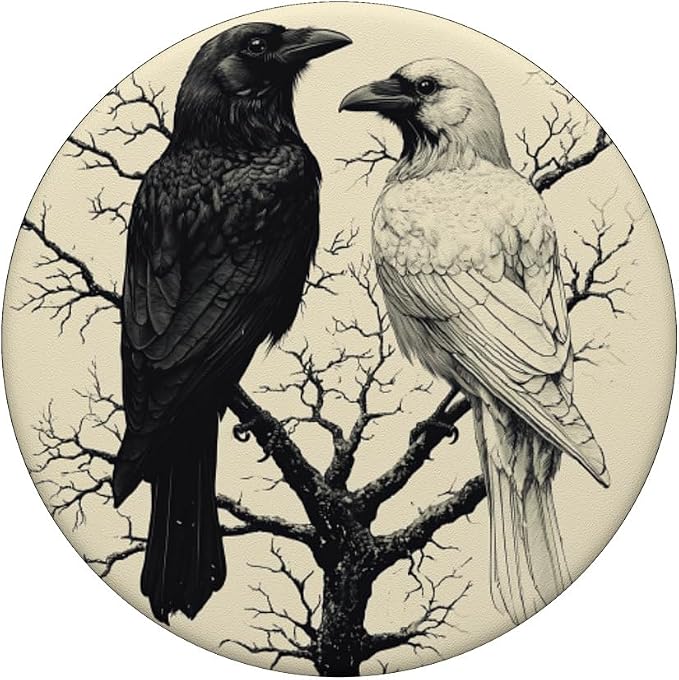 Odin Raven Norse Scandinavian Pride Norsemen Viking PopSockets Adhesive PopGrip