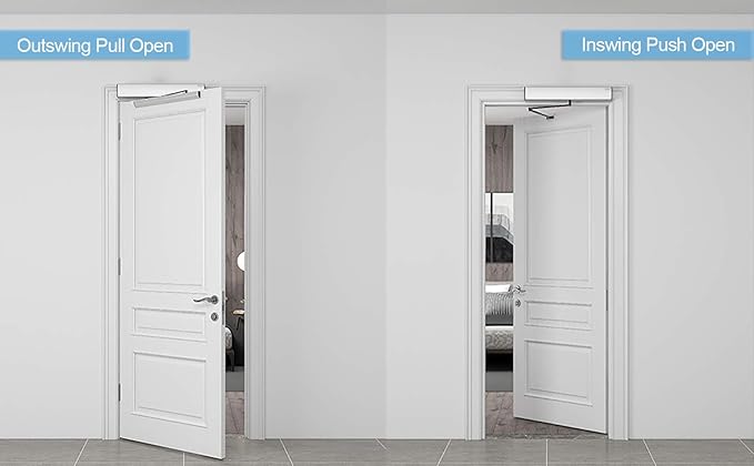Olideauto Wireless Handicap Door Opener,Pair with 2PCS Wireless Capacitive Square Wave Switch Olide-512S,WiFi Function Available
