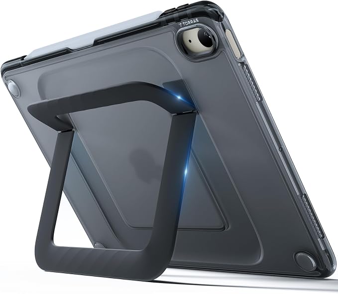 TORRAS Ostand K3 Neo for iPad Air 11 Inch Case (M4 2026 M3 2025 M2 2024) Viewing Angles AdjustableUltra Stable Stand Shockproof Protective Slim Kickstand Case with Pencil Holder Glacier Sprint