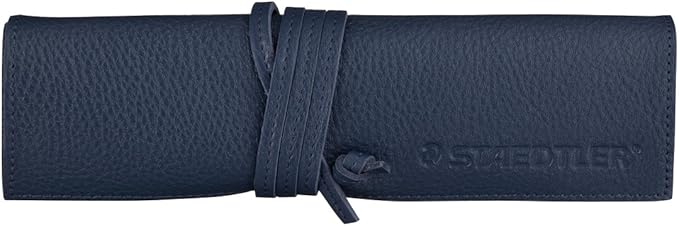 Staedtler Pencil Case Leather Pencil Case Navy 900LC-NA