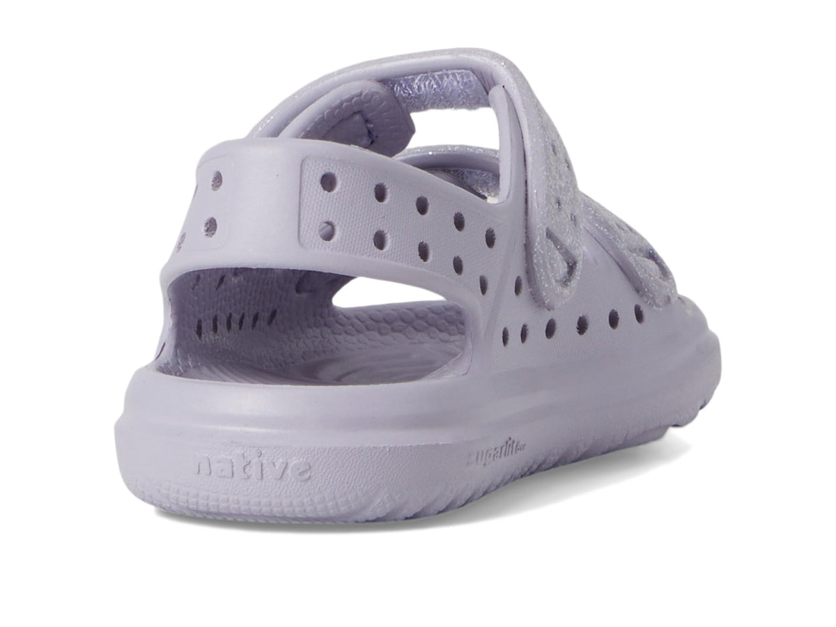 Native Shoes Kids Unisex Chase (Toddler), Future Purple Bling/Future Purple, 10 Toddler M