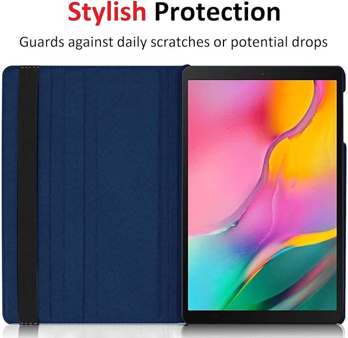 Vultic Rotating Case for Samsung Galaxy Tab A 8.4 2020 (8.4-inch) [SM-T307U] 360 Degree Stand [Auto Sleep/Wake] Folio PU Leather Smart Tablet Cover (Black)