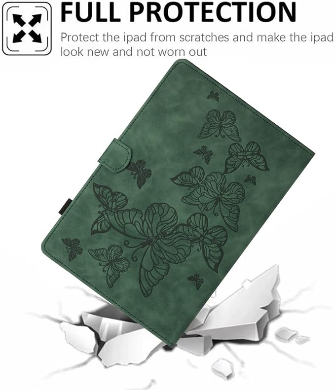 Case for Kindle Fire HD 10/10 Plus 13th/11th Generation 2023/2021 | PU Leather Folio Folding Stand Protective Cover for Fire HD 10.1 inch Tablet Auto Sleep Wake Hummingbird