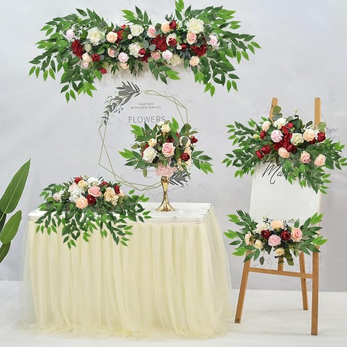 Artificial Italian Ruscus Greenery Stems, 30Pack Faux Green Leaf Garland Branches Hanging Greenery Spray for Wedding Bouquet Arch Table Centerpiece Home Decor (8 Laterals Stems-30Pack)