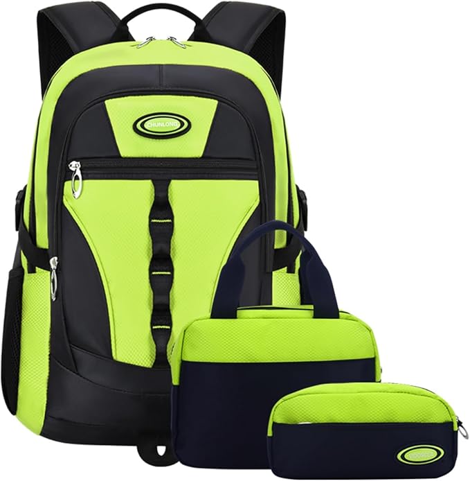VIDOSCLA Teen Boys School Backpack Set Students Book Bags for Girls Backpack with Lunch Box