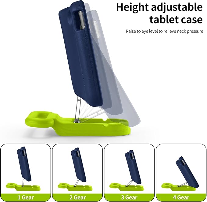 Kids Case for iPad 7th/8th/9th Gen 10.2 inchAdjustable Handle Stand(Black) | Adjustable Portrait/Landscape Stand/Drop Proof with Handle/KickstandChild Friendly Protective for iPad 10.2 2021/2020/201