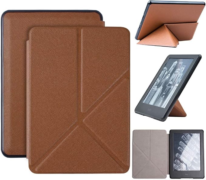Case for 6 Kindle 11th Generation 2024/2022 Standing Origami Slim Shell Cover with Auto Wake/Sleep for Kindle 11th Generation 2022/2024 Released E-Reader Black