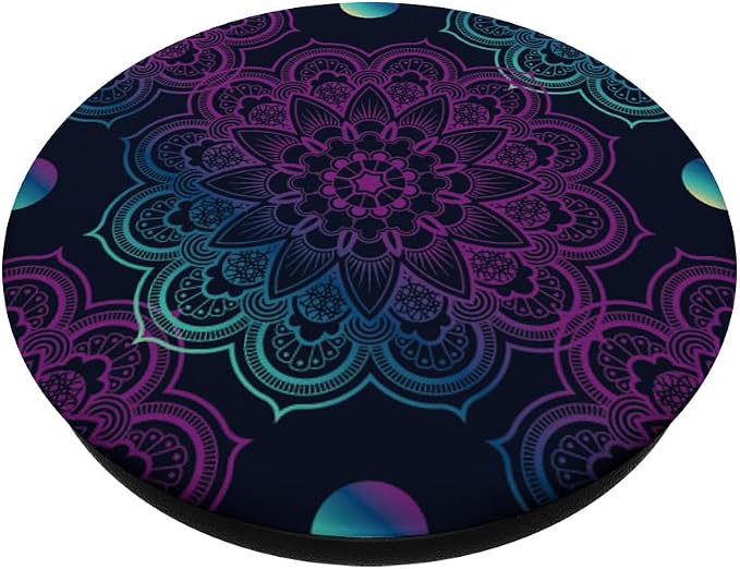 Mandala Art Geometric Meditation Mindfulness Peace Seeker PopSockets Adhesive PopGrip