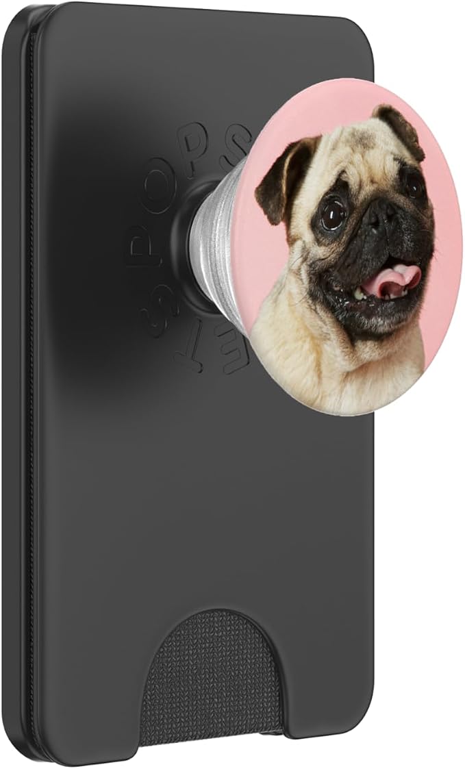 Pug Pink PopSockets Adhesive PopGrip