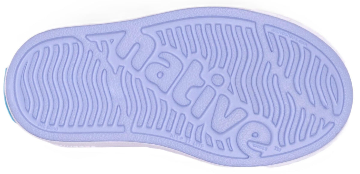 Native Shoes Unisex-Kids Jefferson Sneakers, Future Purple/Shell White, 5 Toddler