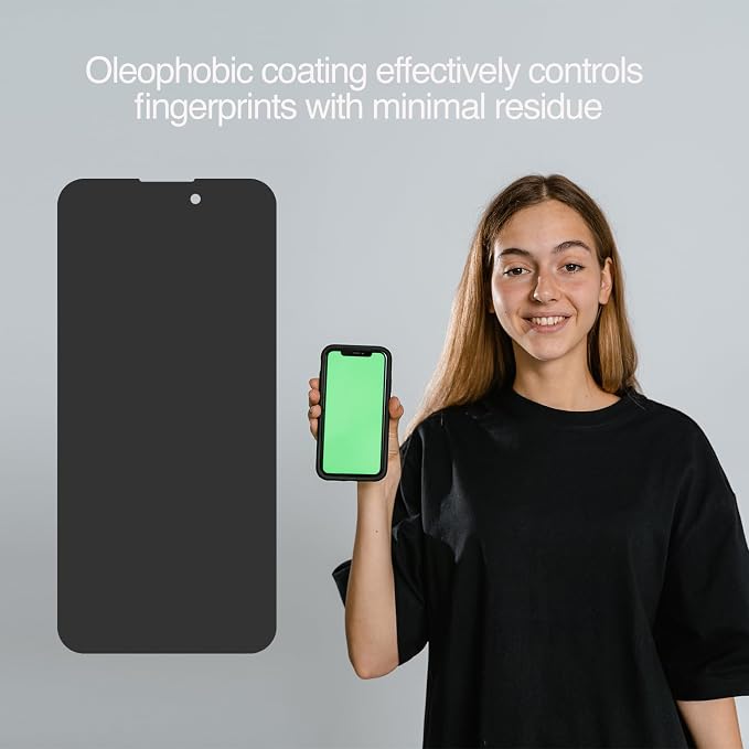 Deara ArmorPro 9H+ Tempered Glass Privacy Screen Protector for iPhone 11 Pro Max/iPhone Xs Max [6.5 Inch] Anti Spy Case Friendly (Longest Durable) 2 Pack