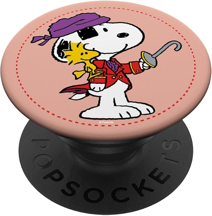 Peanuts Ahoy Snoopy and Woodstock PopSockets Adhesive PopGrip