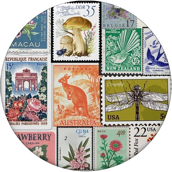 Scrapbook Trendy Collage Flowers PopSockets Standard PopGrip