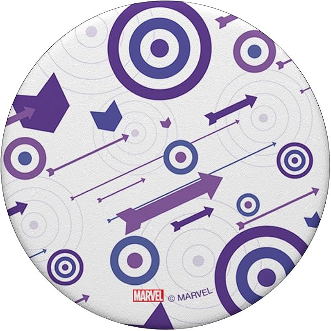 Marvel Hawkeye Arrows and Target Print PopSockets Adhesive PopGrip