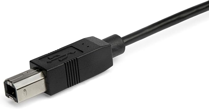 StarTech 3.3ft/1m USB-B to USB-C Cable USB 2.0 Data Cord (USB2CB1M)