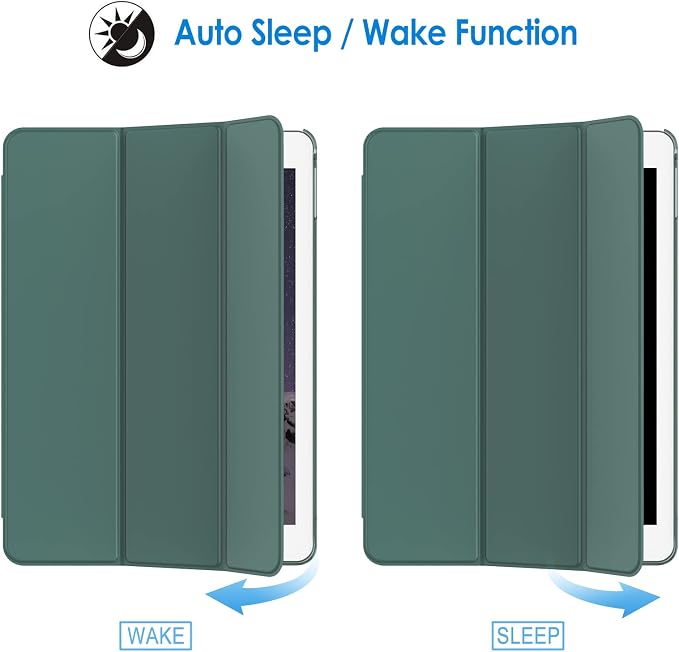 JETech Case for iPad Air 2 (2nd Generation) Smart Cover Auto Wake/Sleep (Blue)