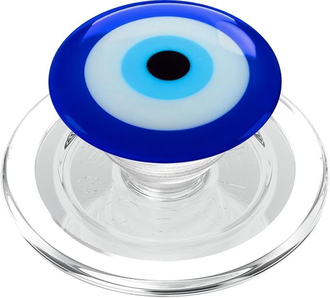 Evil Eye Charm Stone Blue Eye Symbol of Protection Talisman PopSockets PopWallet for MagSafe