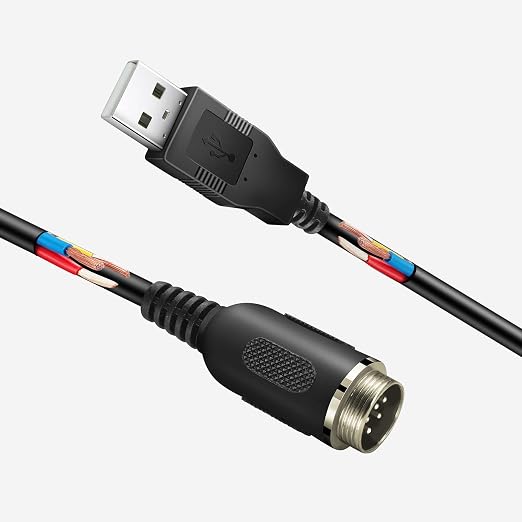 Connection USB Cable Adaptation for Thrustmaster TH8A Cable Hand Row TSS Handbrake Signal Line (USB)