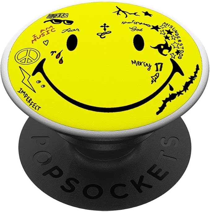Lil Wayne Tattoo Smiley PopSockets Standard PopGrip