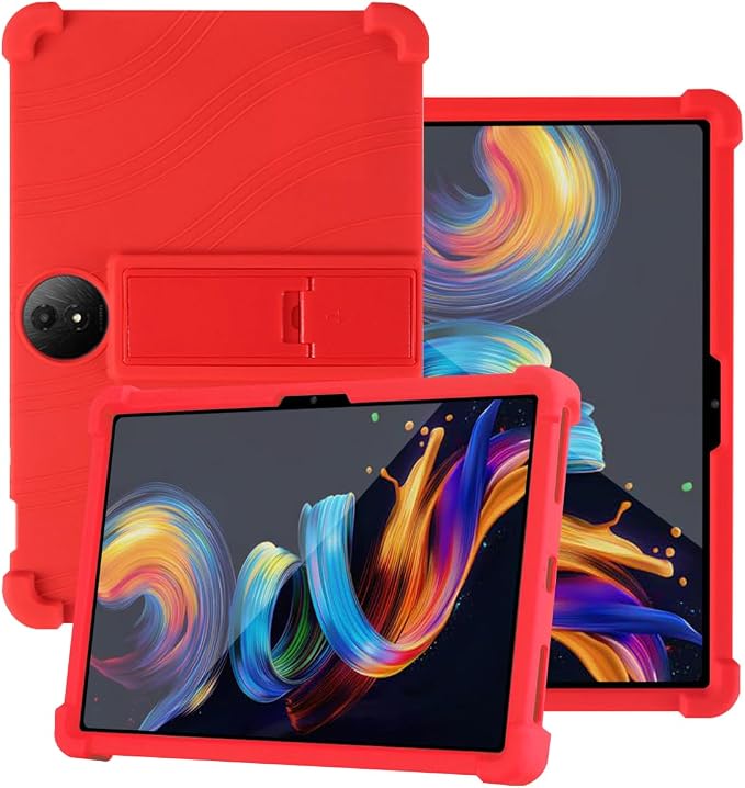 Tablet Case for TCL Nxtpaper 11 Plus Soft Silicone Case with Adjustable Stand Shockproof Protective Cover for TCL Nxtpaper 11 Plus 11.5 inch. (Black)