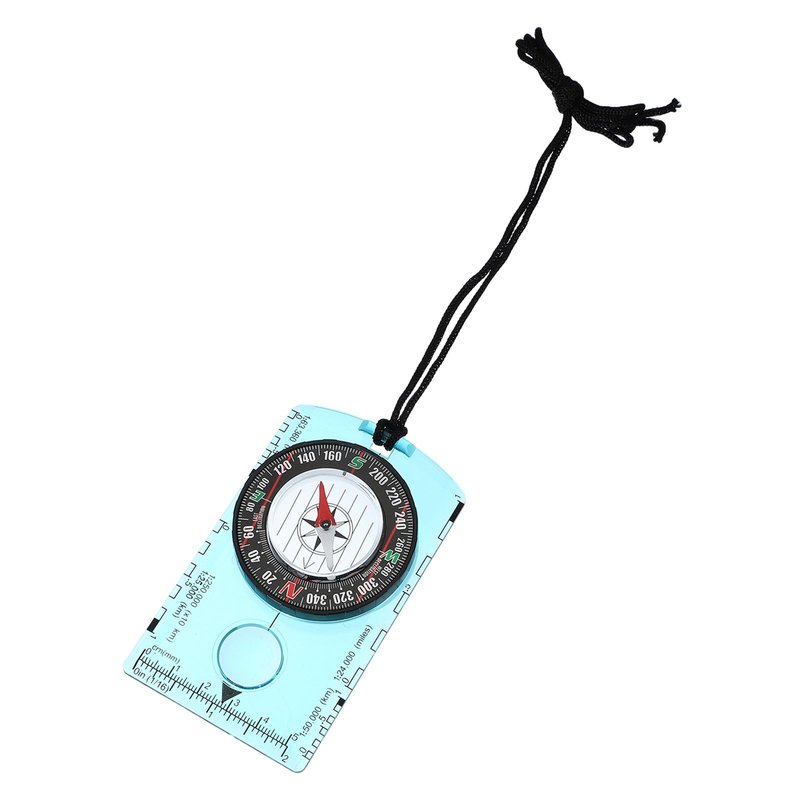 PATIKIL Orienteering Compass, Navigation Hiking Backpacking Compass for Map Reading Survival Outdoor Exploring, Transparent