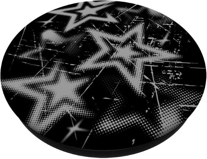 Y2k Grunge Stars 2000s Cyber Vintage Graphic PopSockets PopGrip for MagSafe