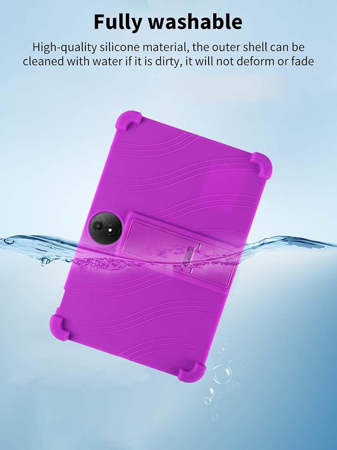 Case for TCL NXTPAPER 11 Plus Tablet 11.5inchNOUKAJU Tablet Protection CaseAdjustable BracketSoft SiliconeSilicone Protection Cover for TCL NXTPAPER 11 Plus(Blue)