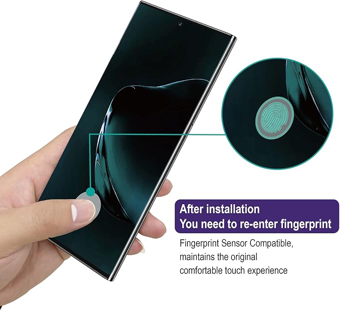 AACL for Samsung Galaxy Note 10 Plus Screen Protector Curved Tempered Glass | Compatible with Ultrasonic Fingerprint Scanner 6.8 Inch [2 Pack]