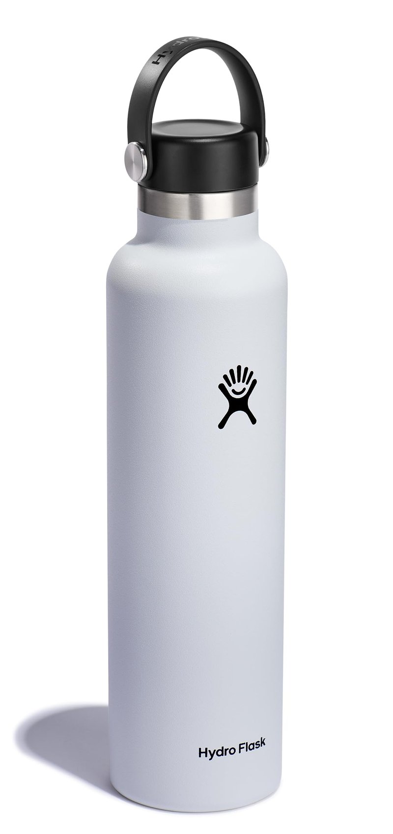 Hydro Flask Water Bottle - Insulated Stainless Steel - Non Spill, Leakproof in 24 Oz White