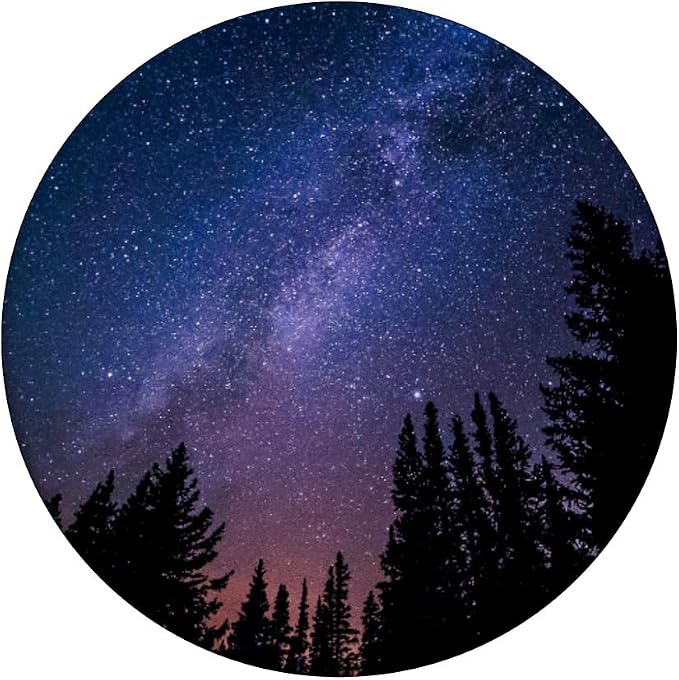 Starry Night Forest Milky Way PopSockets Adhesive PopGrip