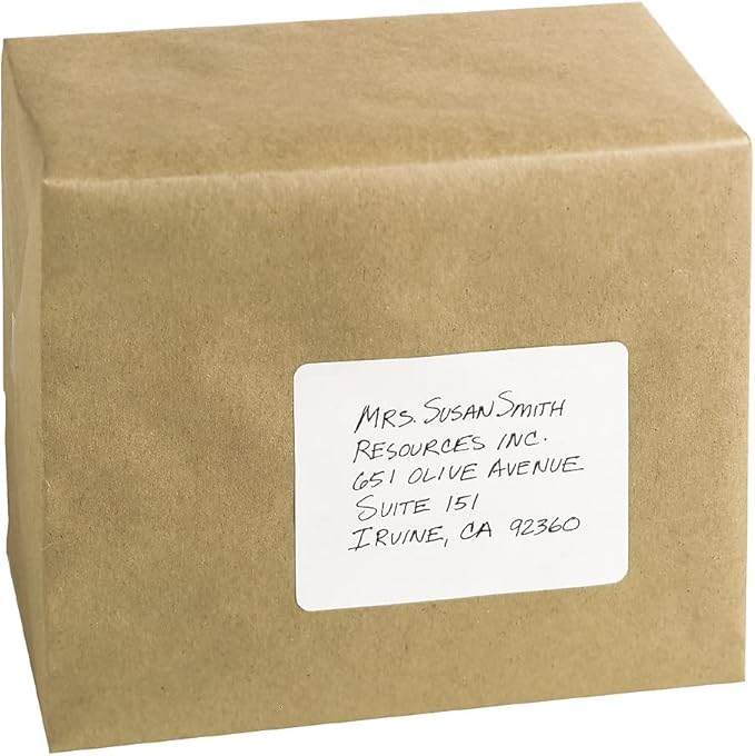 Avery 05453 Removable Multi-Use Labels, 3 x 4, White, 80/Pack