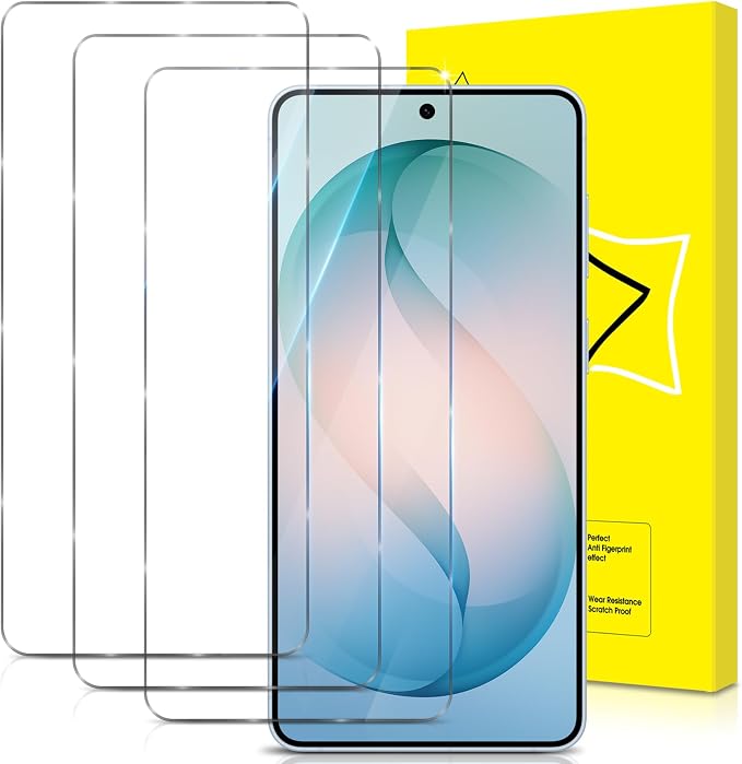 GiiYoon-3 PACK Screen Protector for Samsung Galaxy S26 Tempered Glass [HD Full Coverage] [Easy Installation] [Scratch Resistant] [9H Hardness] Protective Film