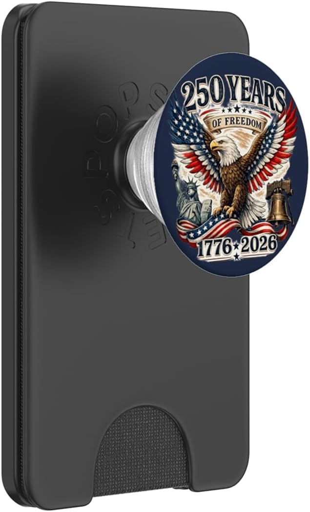 250 Years America Anniversary 250th Independence Day Freedom PopSockets PopGrip for MagSafe