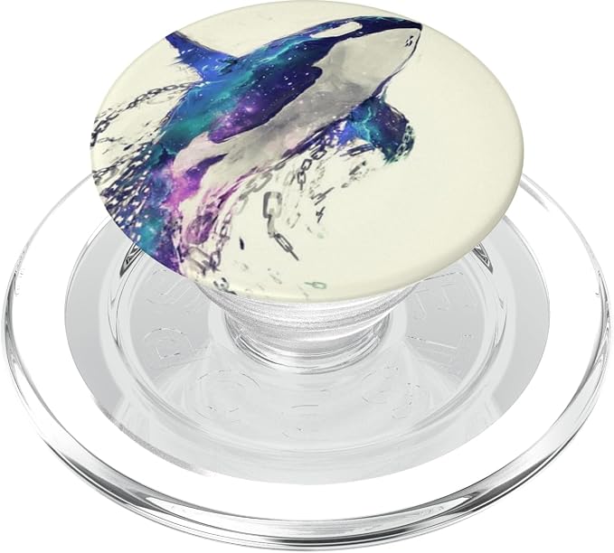 Orcas Rescue I Love Orcas Killer Whale Activist PopSockets Adhesive PopGrip